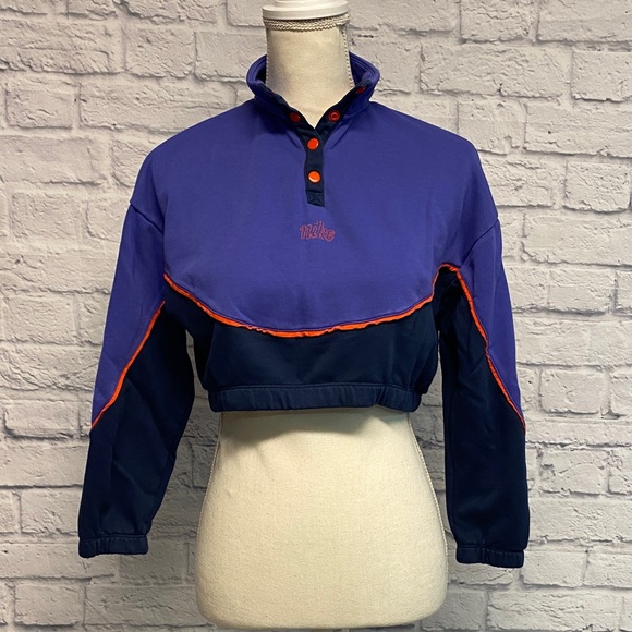 Nike Tops - Nike Sportswear Icon Clash Snap Fleece Pullover Size L